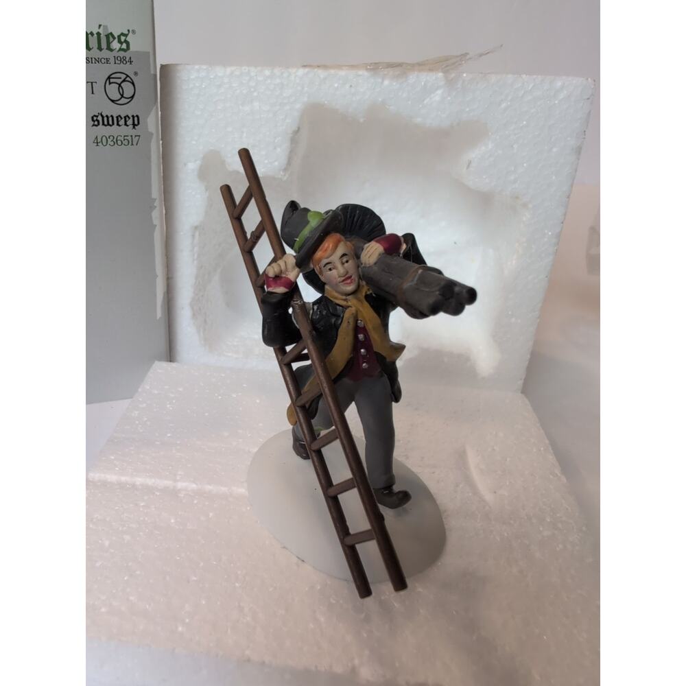 2014‎ Department 56 Dickens’ Village Lucky Day For A Sweep Figure #4036517 W/Box